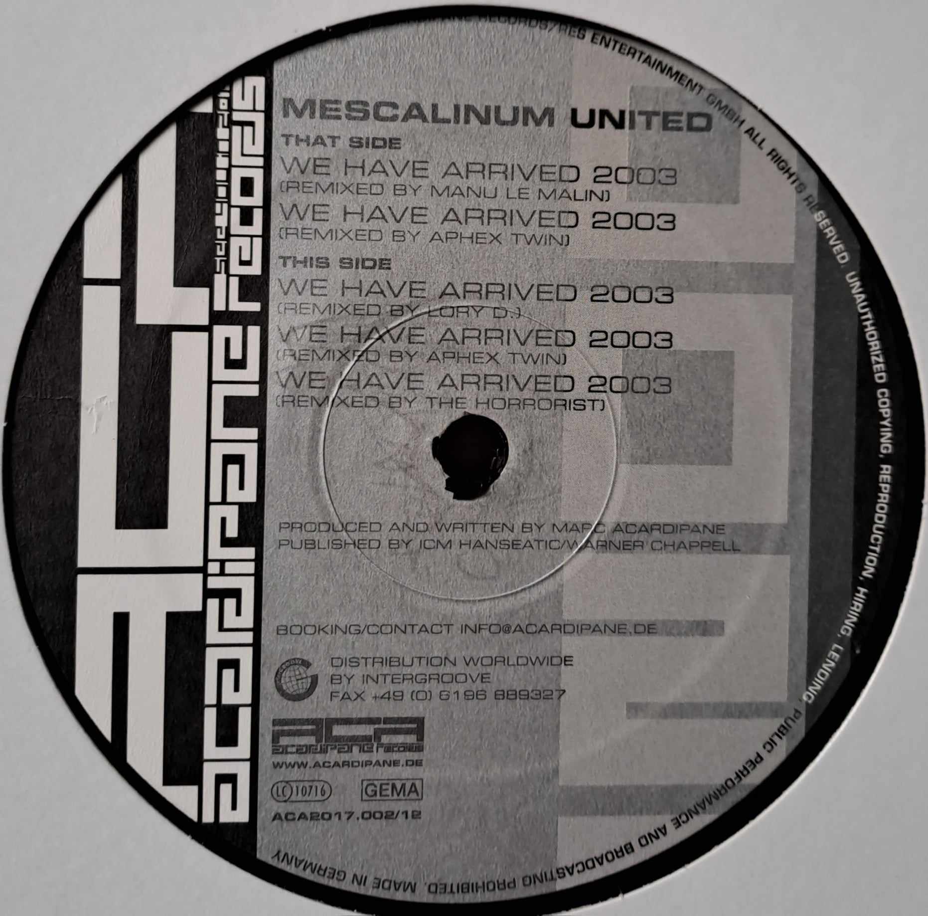 Acardipane Records 2017 002 12 - vinyle hardcore